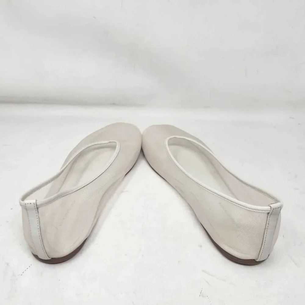 New women's 10 By Anthropologie mesh ballet flats in Cream - Picture 7 of 11